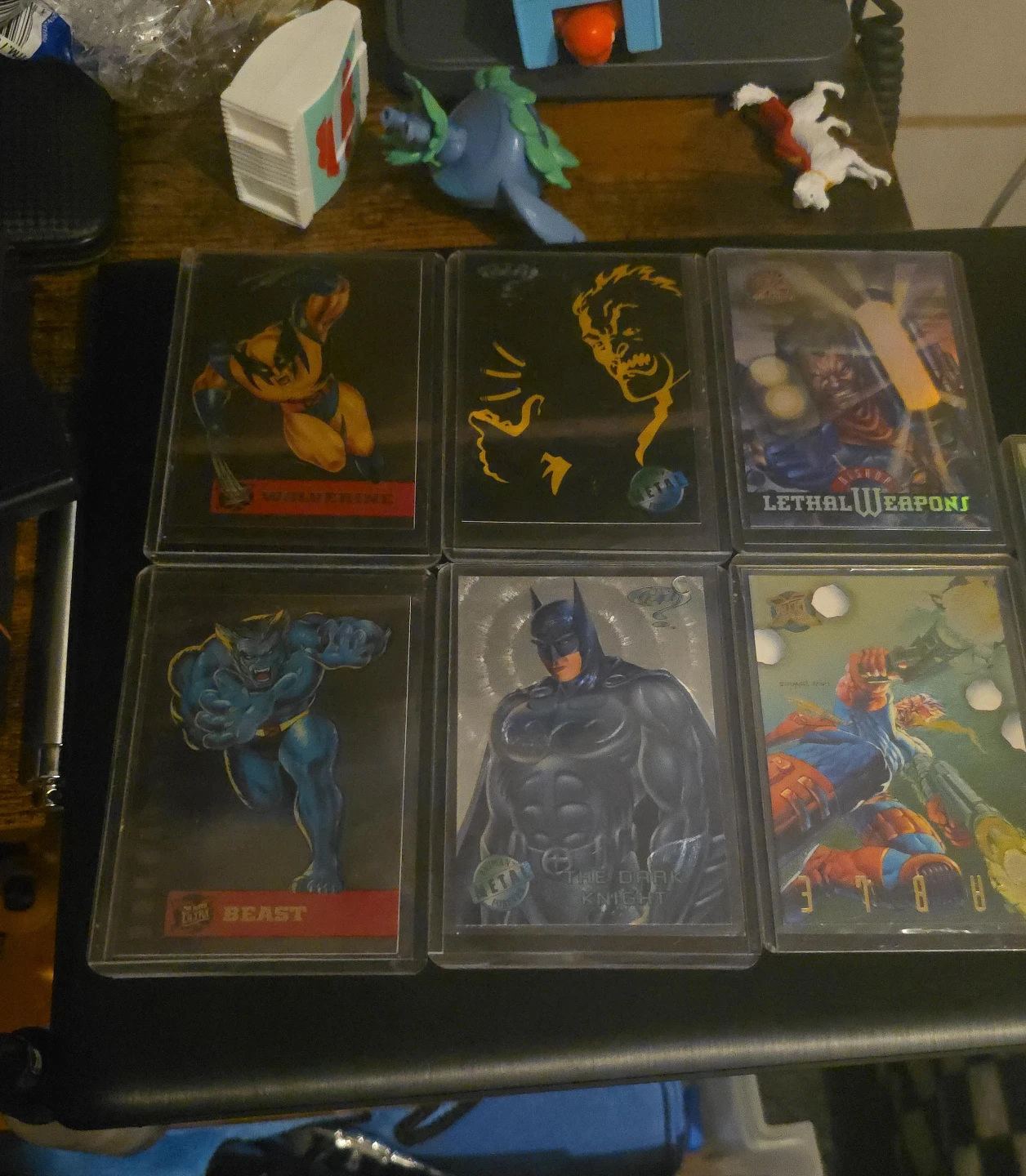 Assorted Marvel & DC Comics Trading Cards