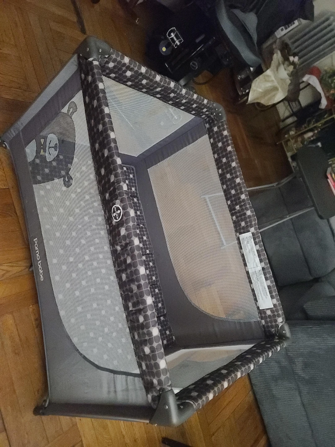 Pamo Babe Playard with Teddy Bear Design