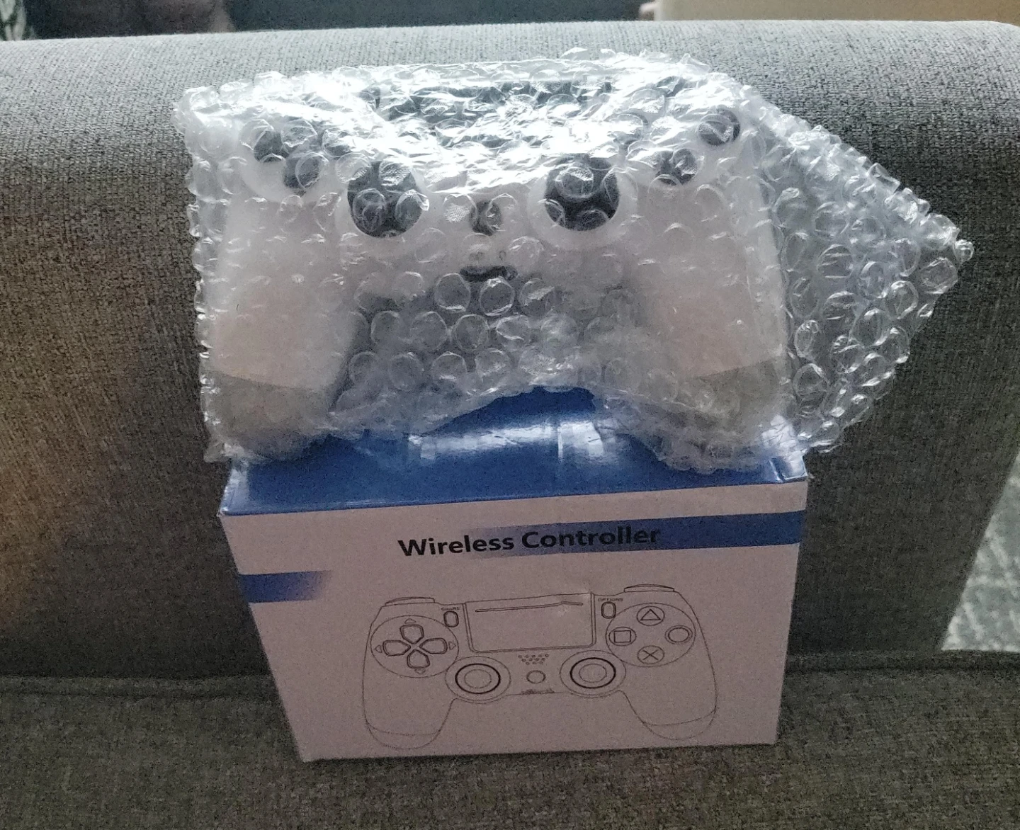 White Wireless Controller for PS4  and PC