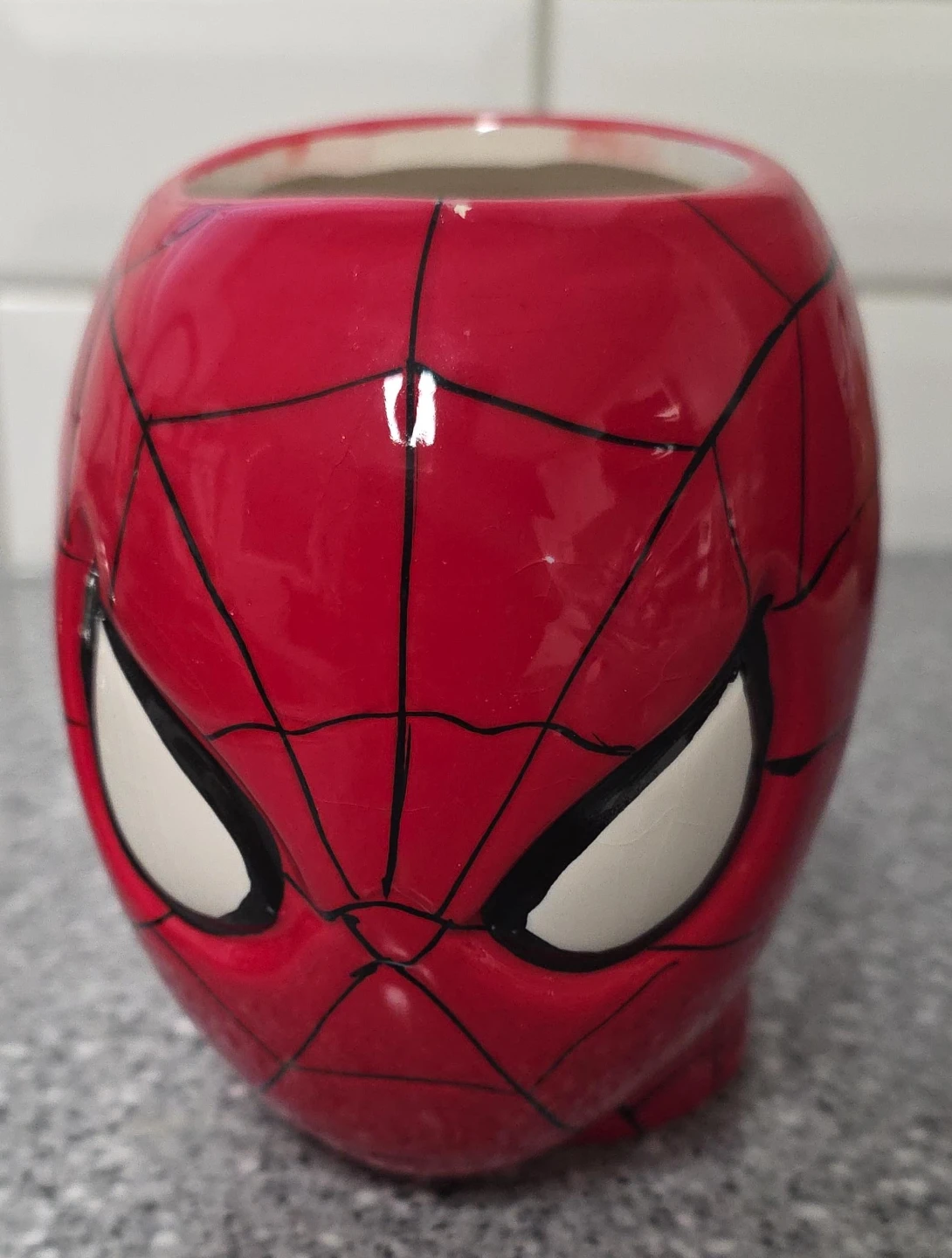 Spiderman Head Shaped Ceramic Mug