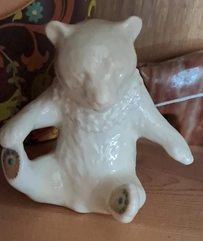 Lenox China Jewels Collection Bear Figurine