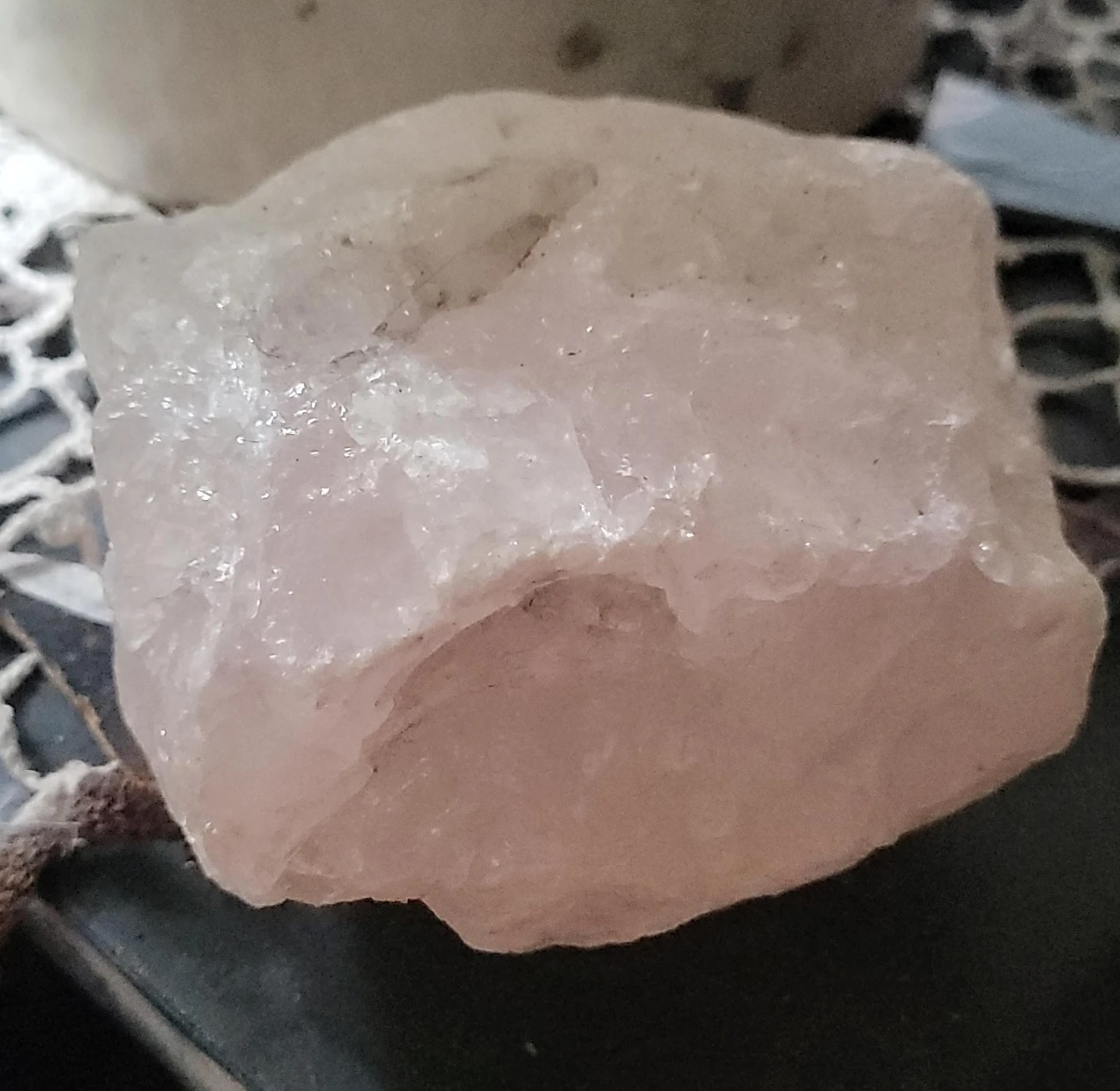 Raw Rose Quartz Crystal