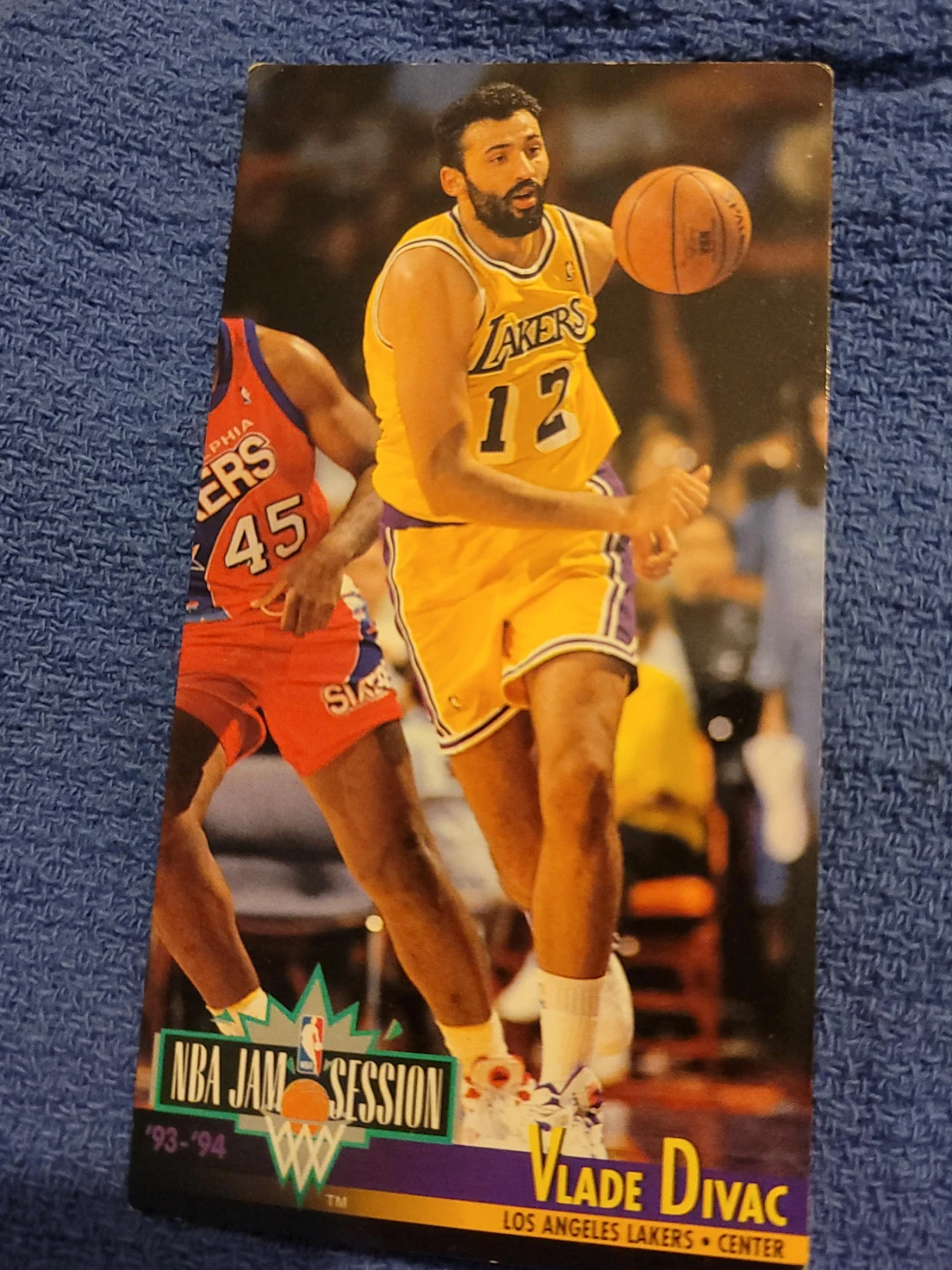 1993-94 Fleer NBA Jam Session Vlade Divac Trading Card