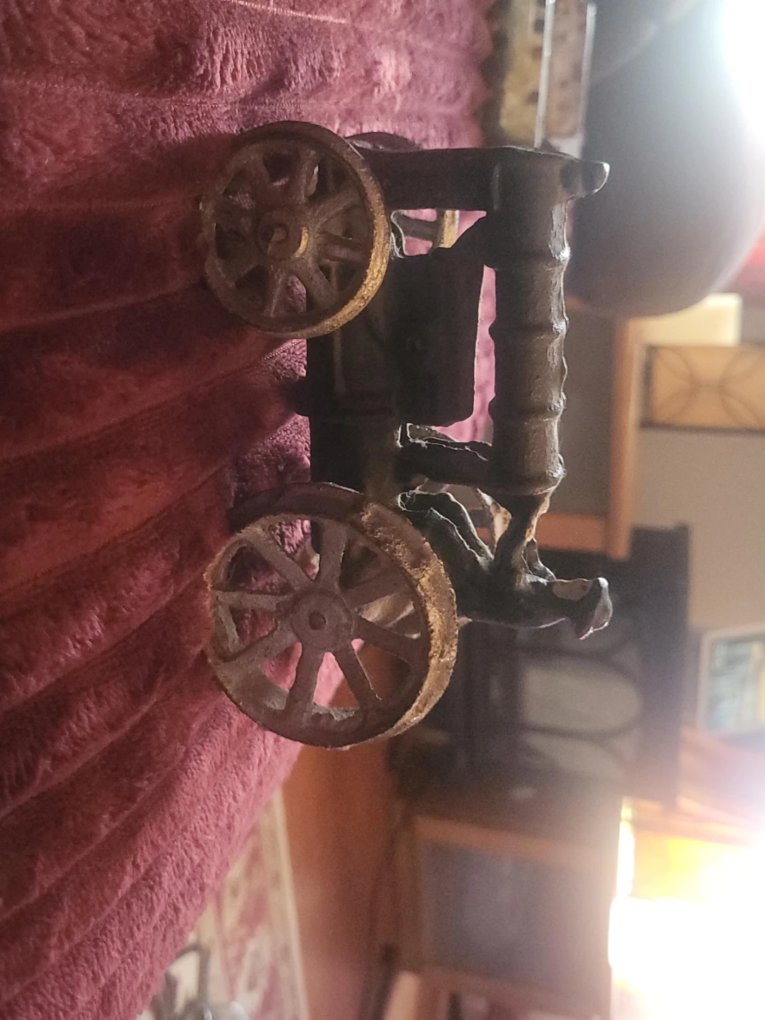 Antique Cast Iron Toy Carriage