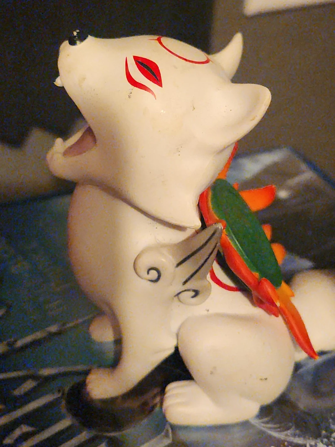 Okami Amaterasu Wolf Figurine