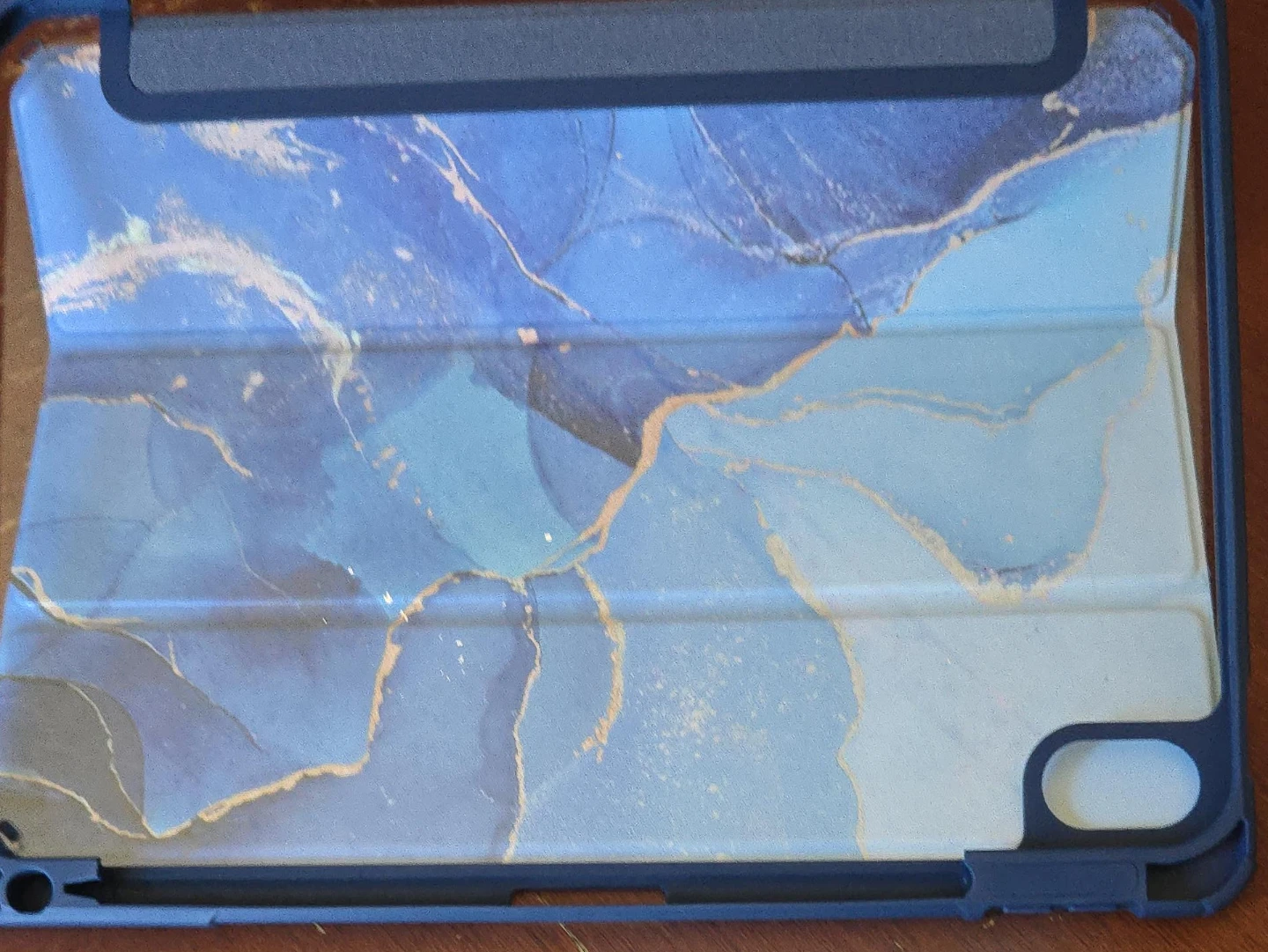 Blue Marble Pattern Tablet Case - photo 3
