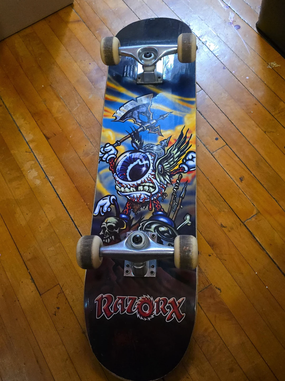RazorX Skateboard with Graphic Design