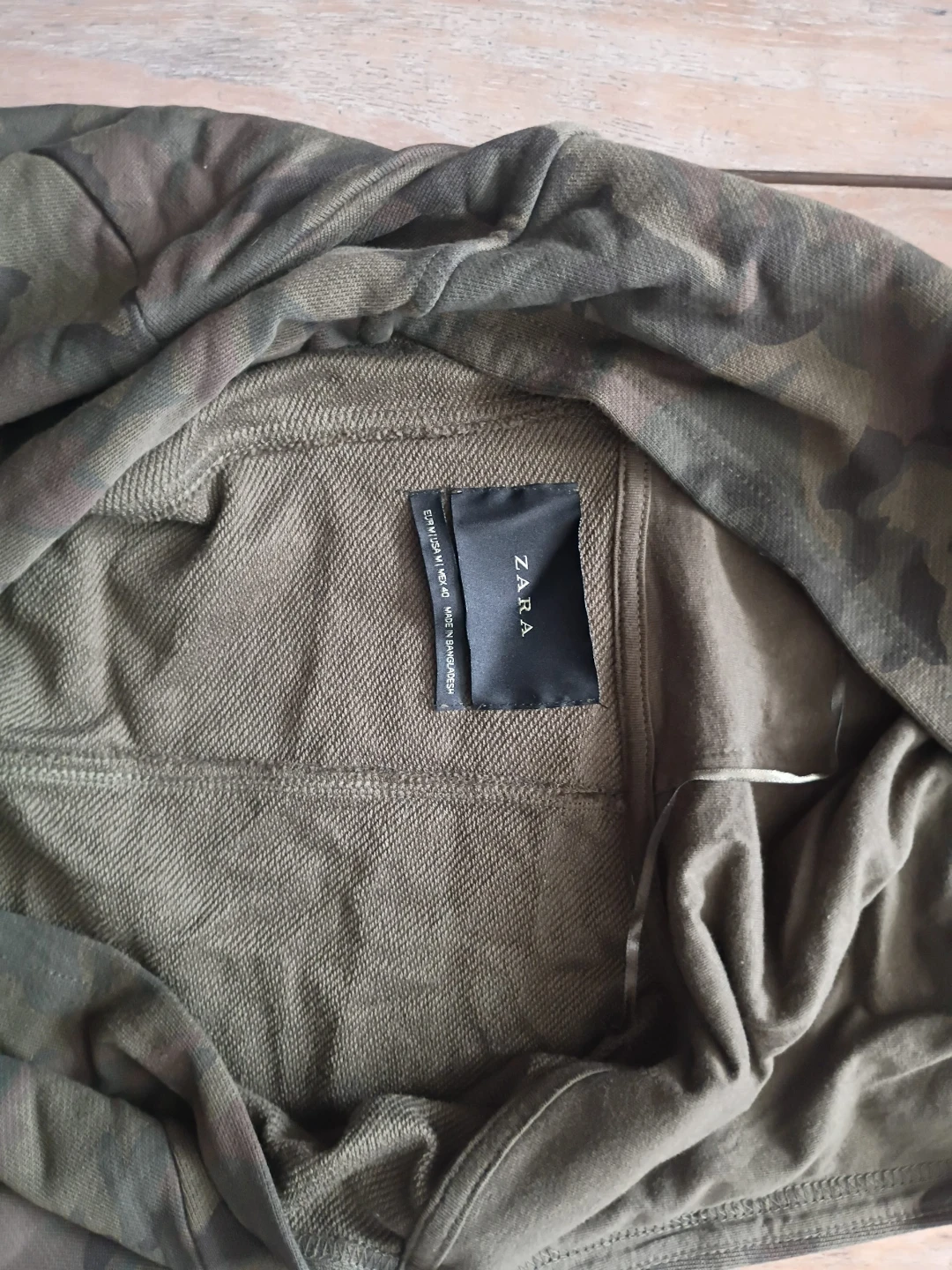 Zara Camo Hoodie