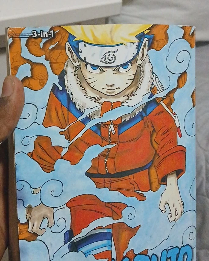Naruto 3-in-1 Manga Volumes 1-3 by Masashi Kishimoto