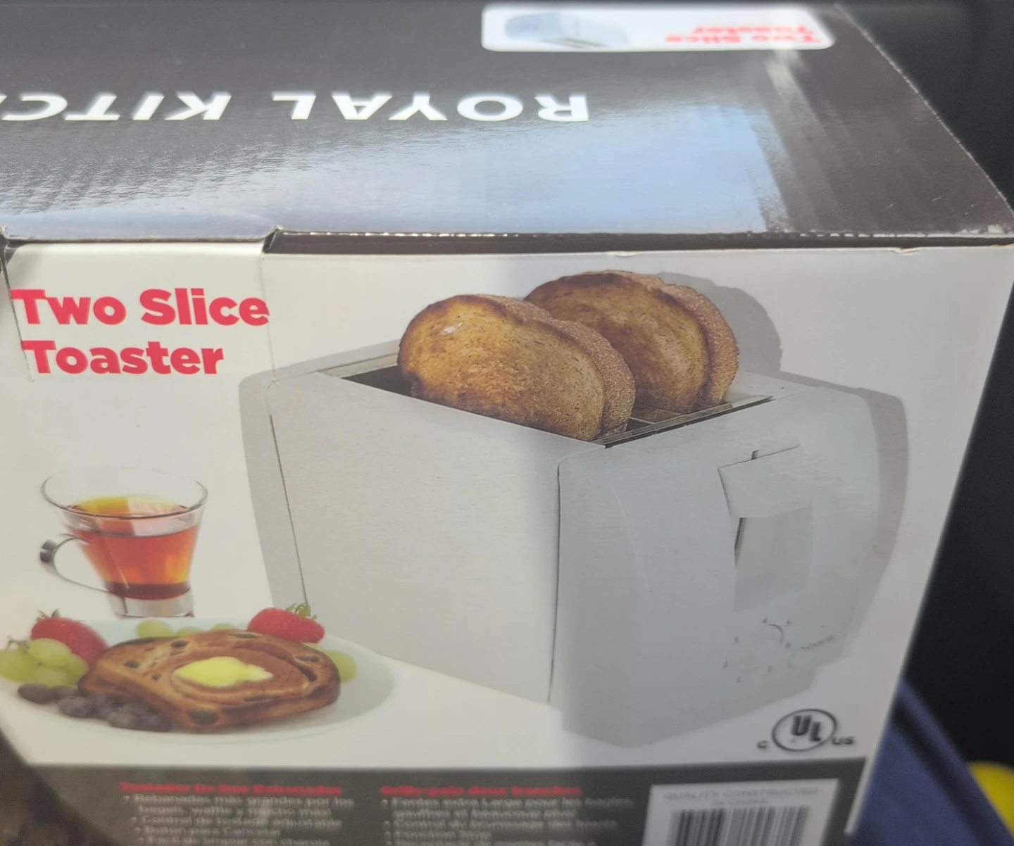 Royal Kitchen Two Slice Toaster