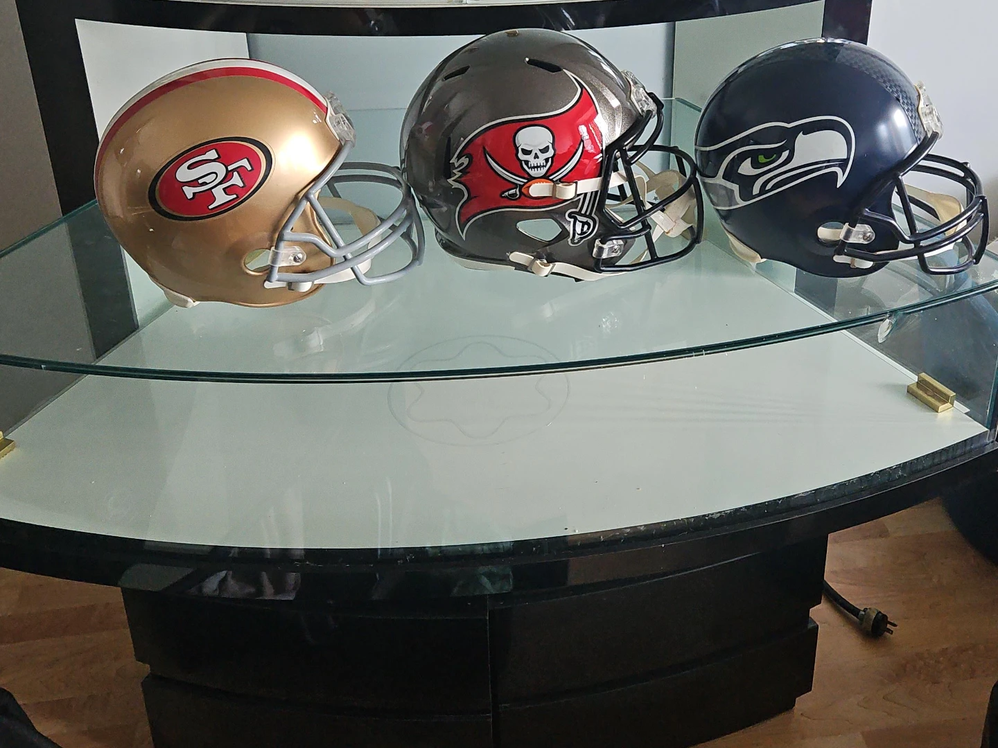 NFL Mini Helmets - 49ers, Buccaneers, Seahawks