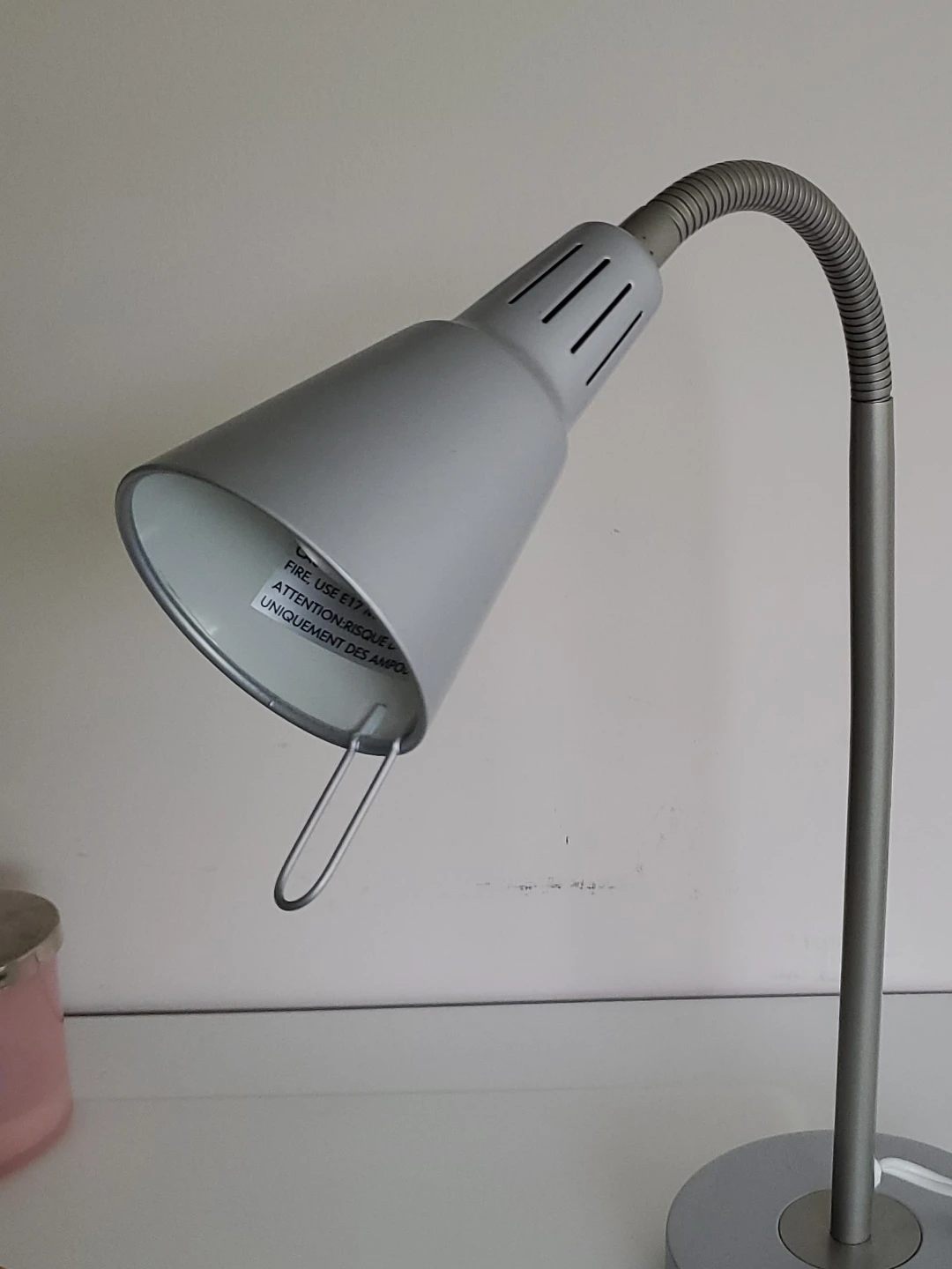 Grey Adjustable Desk Lamp