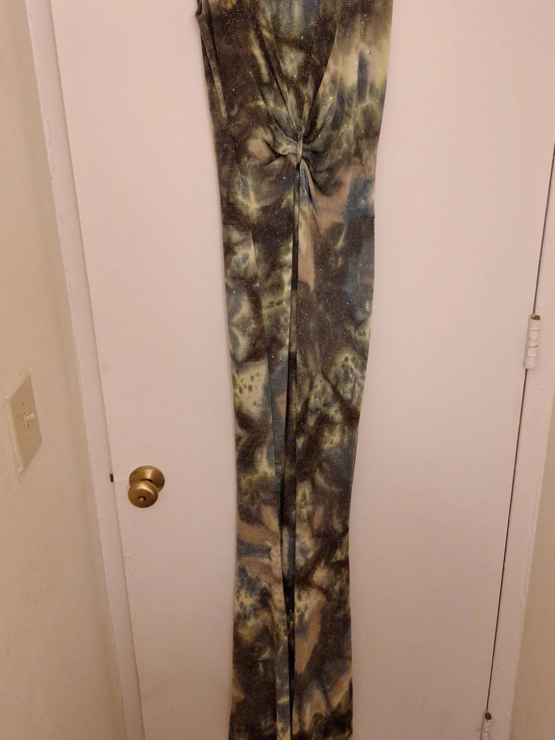 Sparkly Tie-Dye Maxi Dress