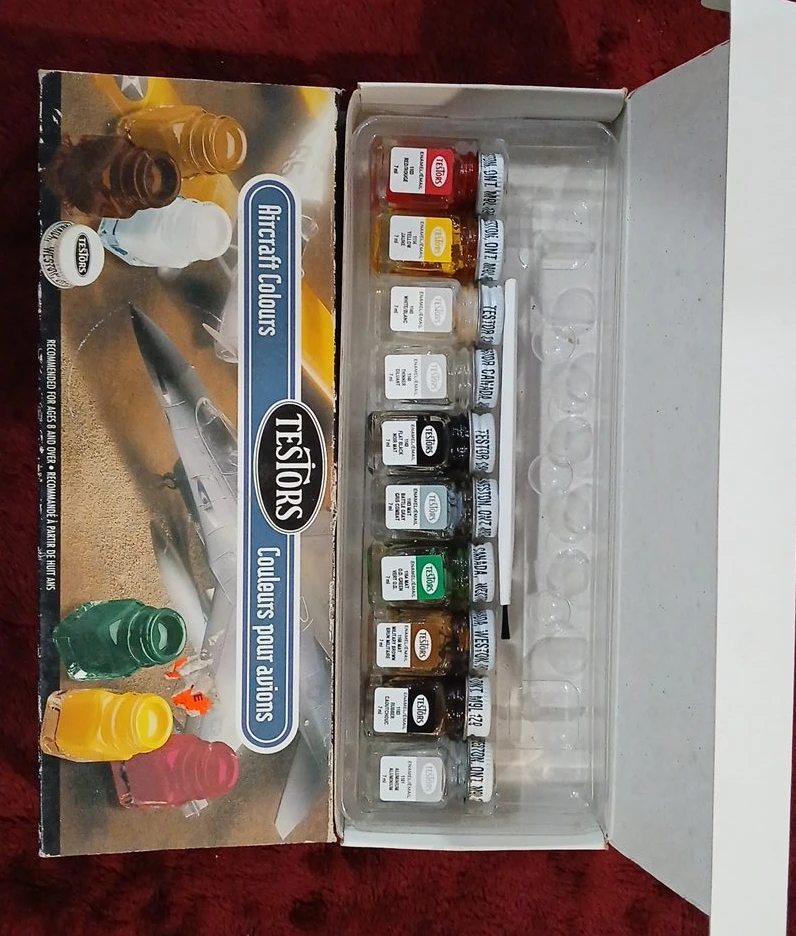Testors Aircraft Colours Enamel Paint Set