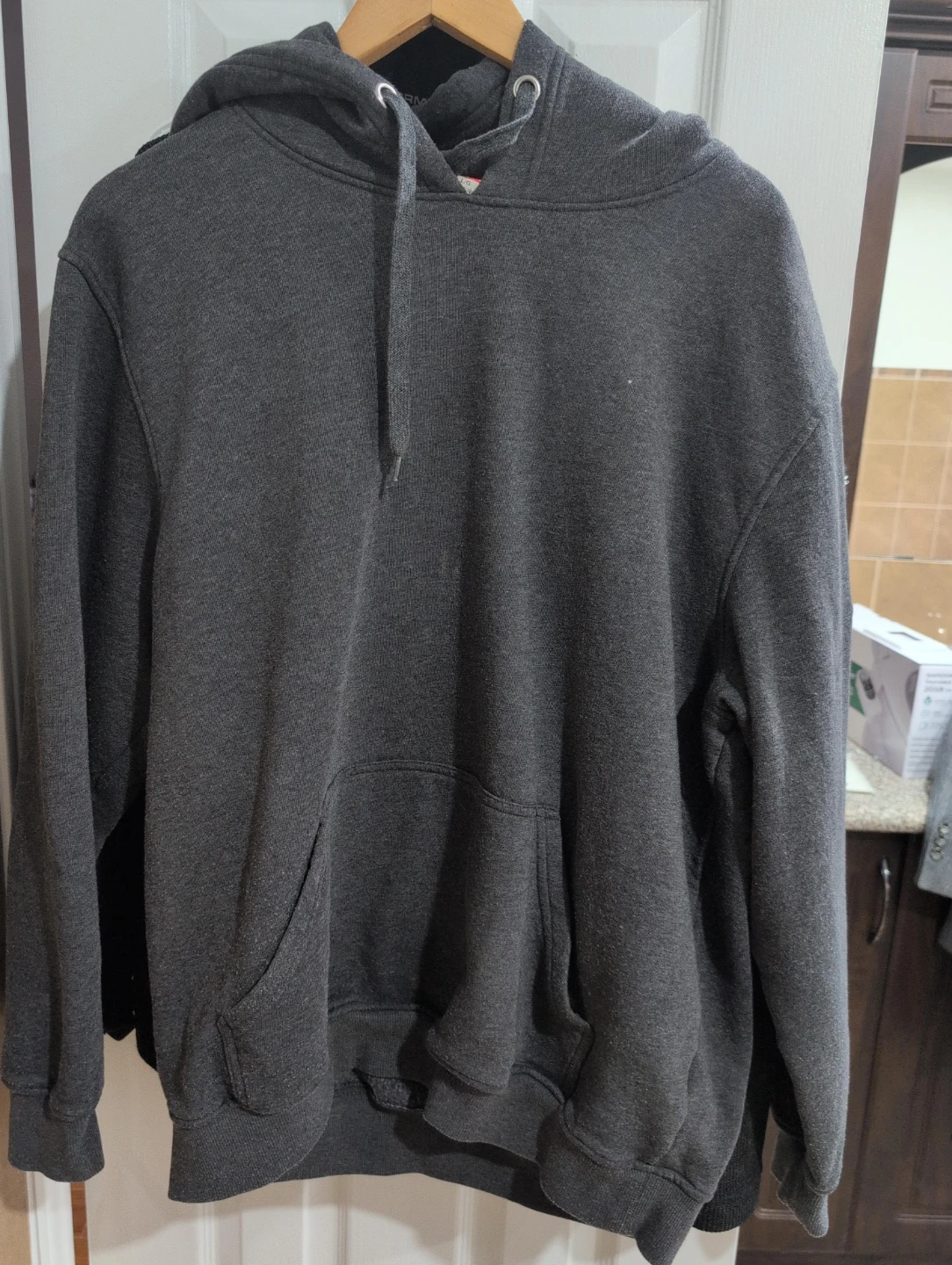 Grey Pullover Hoodie