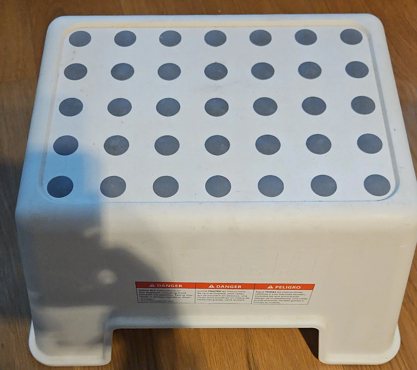 White Step Stool
