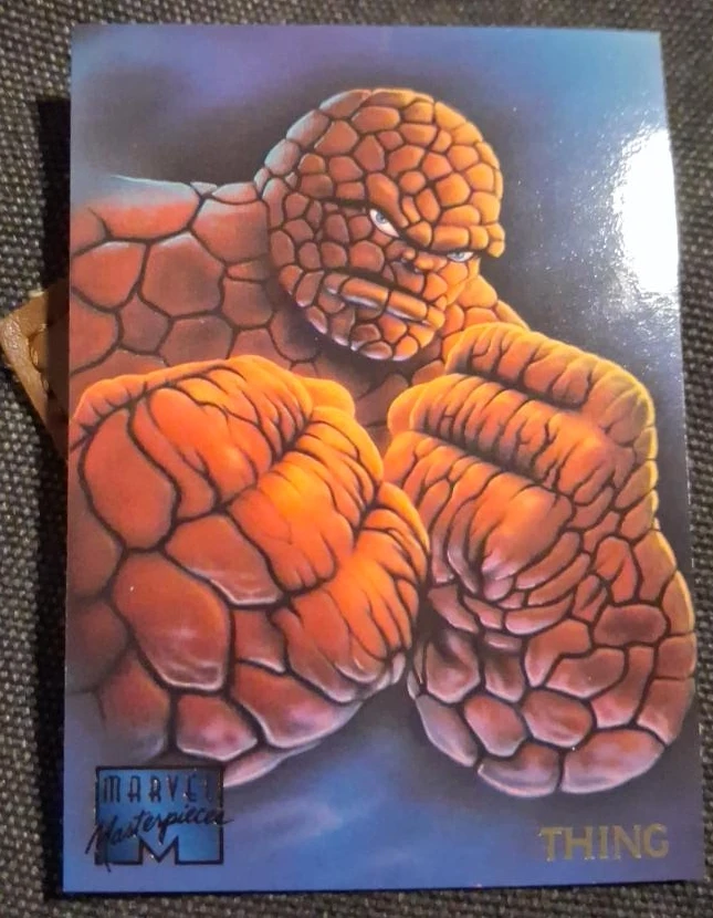 Marvel Masterpieces Thing Trading Card