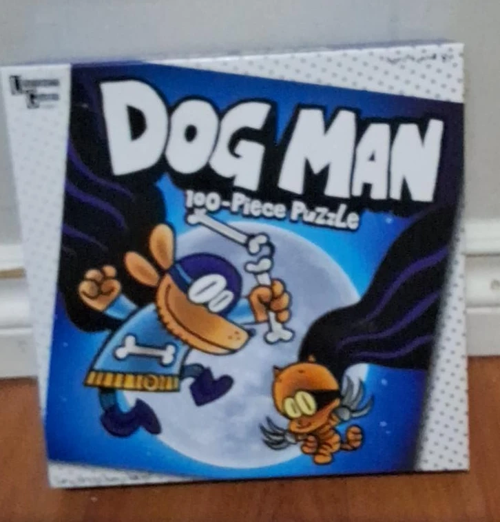 Dog Man 100-Piece Puzzle