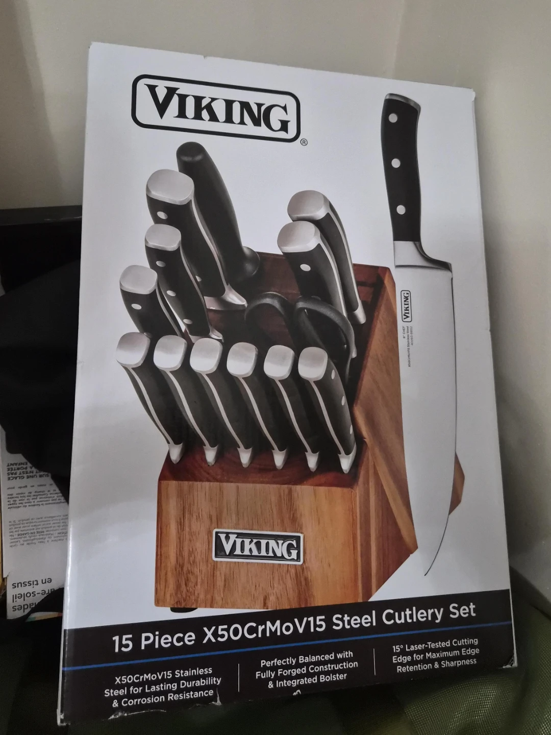 Viking 15 Piece X50CrMoV15 Steel Cutlery Set