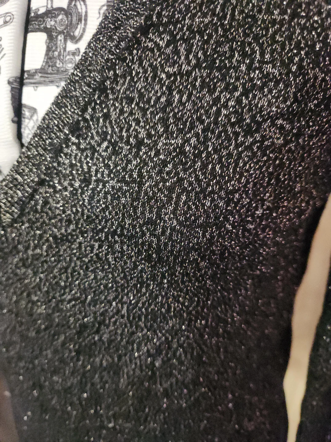Sparkly V-Neck Sweater