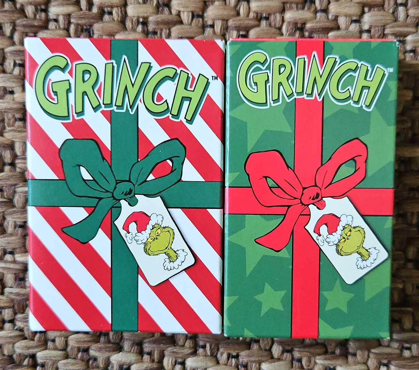 McDonald's Grinch Happy Meal Boxes - Set of 2