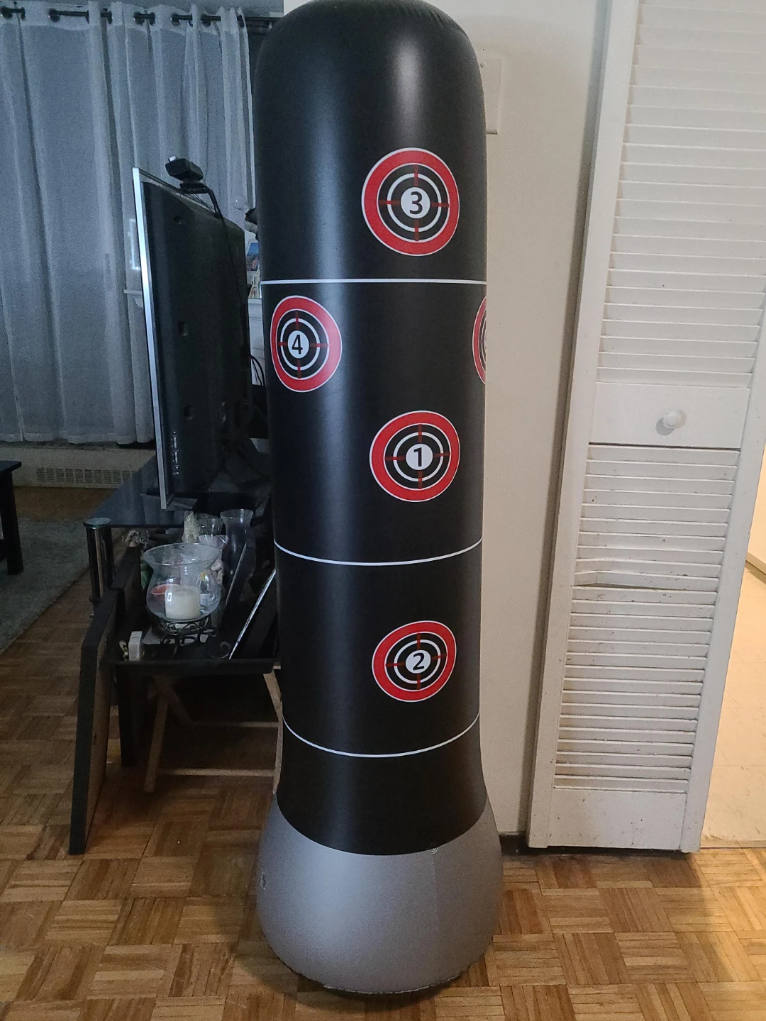Inflatable Punching Bag with Targets