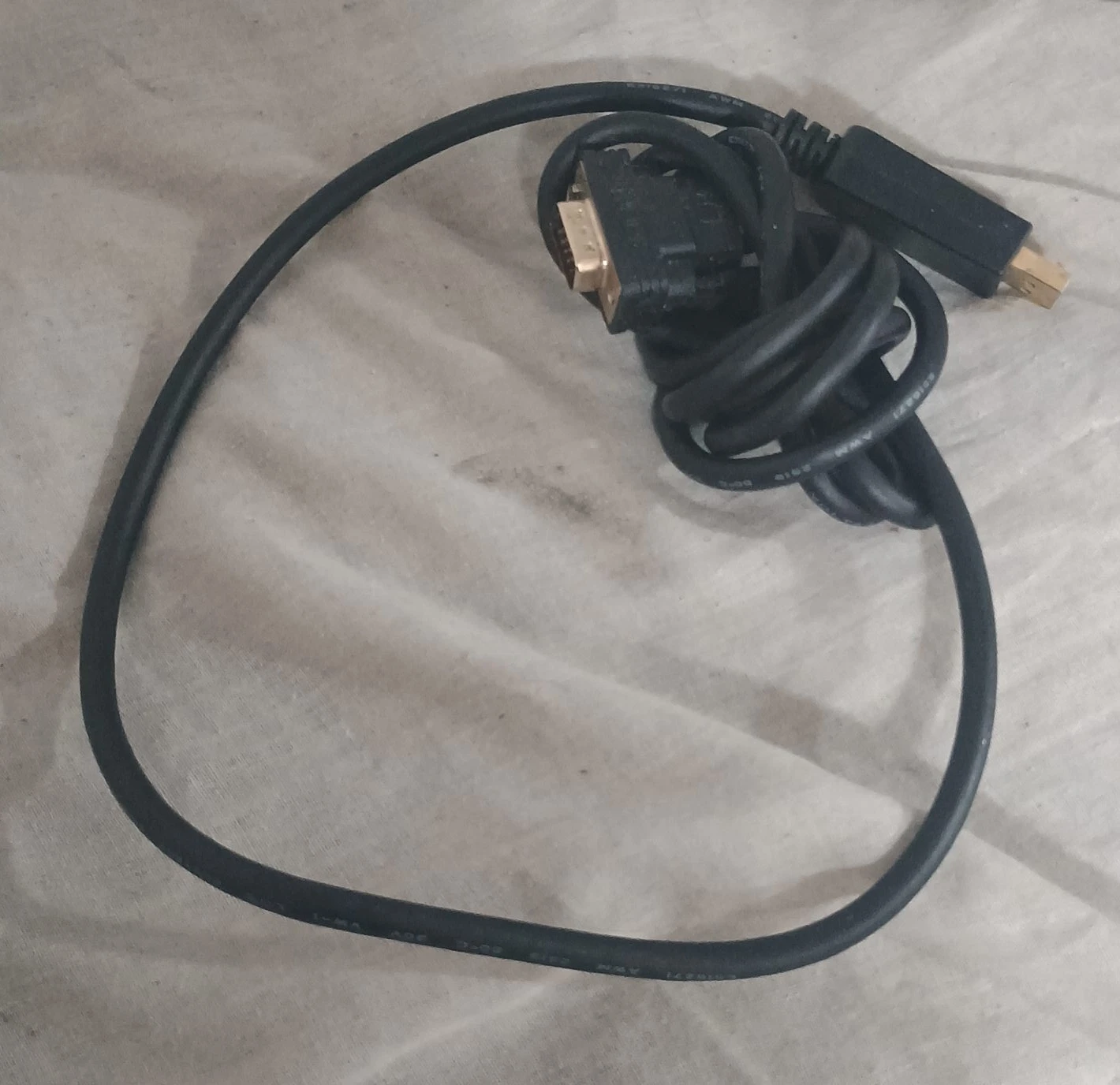 DisplayPort to DVI Cable