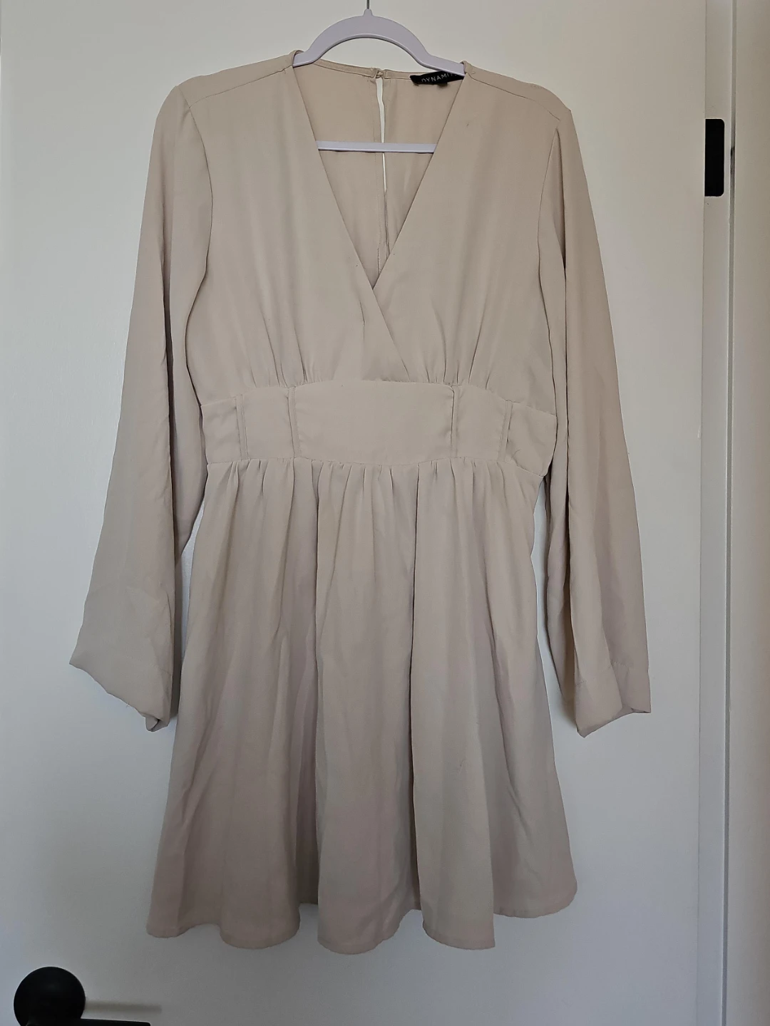 Dynamite Long Sleeve Wrap Dress