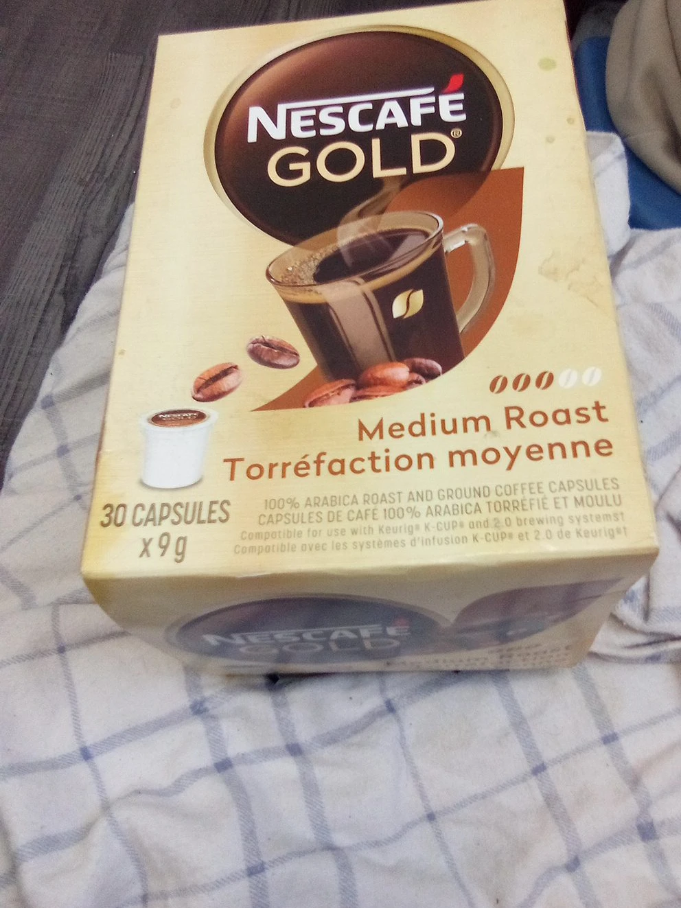 Nescafé Gold Medium Roast Coffee Capsules (30 count)