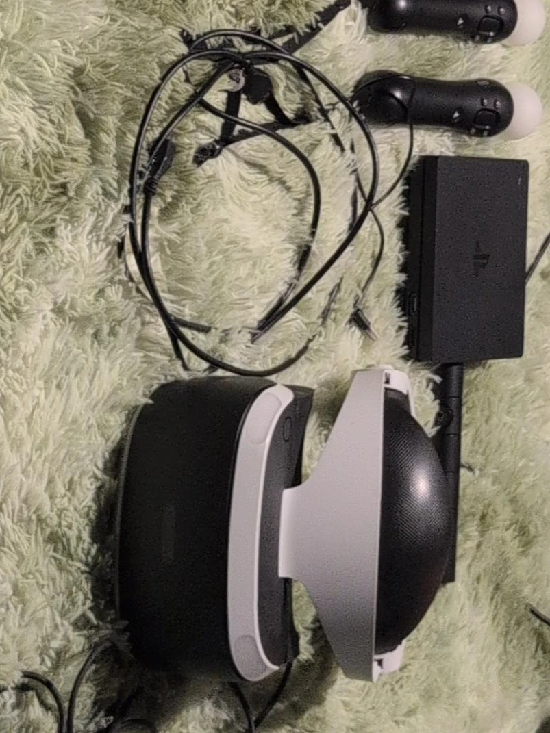 PlayStation VR Headset with Controllers and Processor Unit