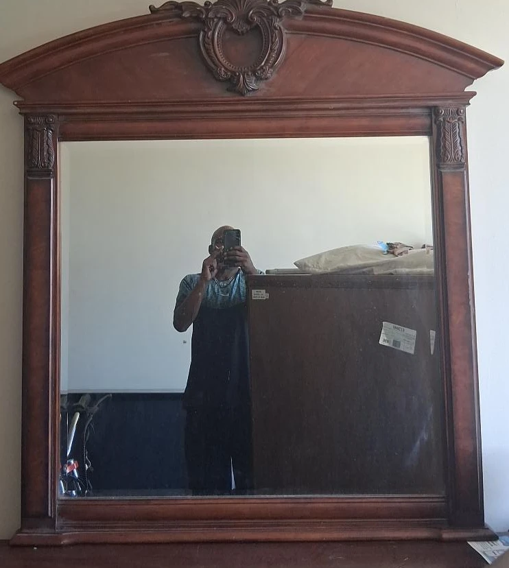 Wooden Vanity Mirror
