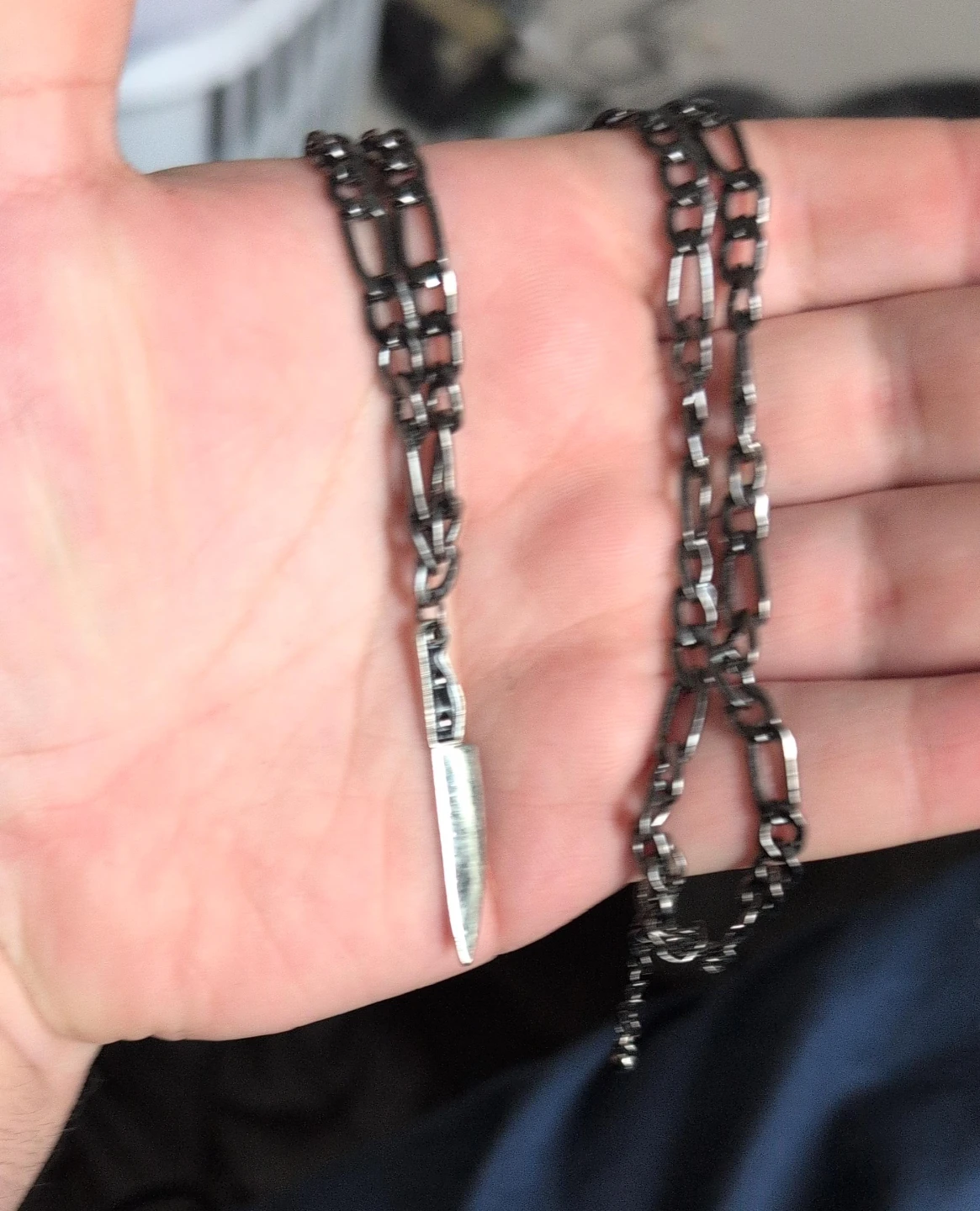 Knife Pendant Necklace