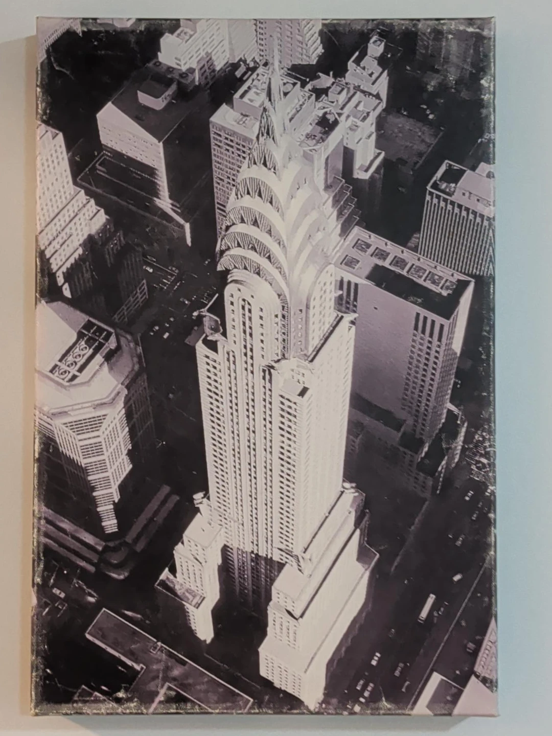 Chrysler Building Aerial View Wall Art