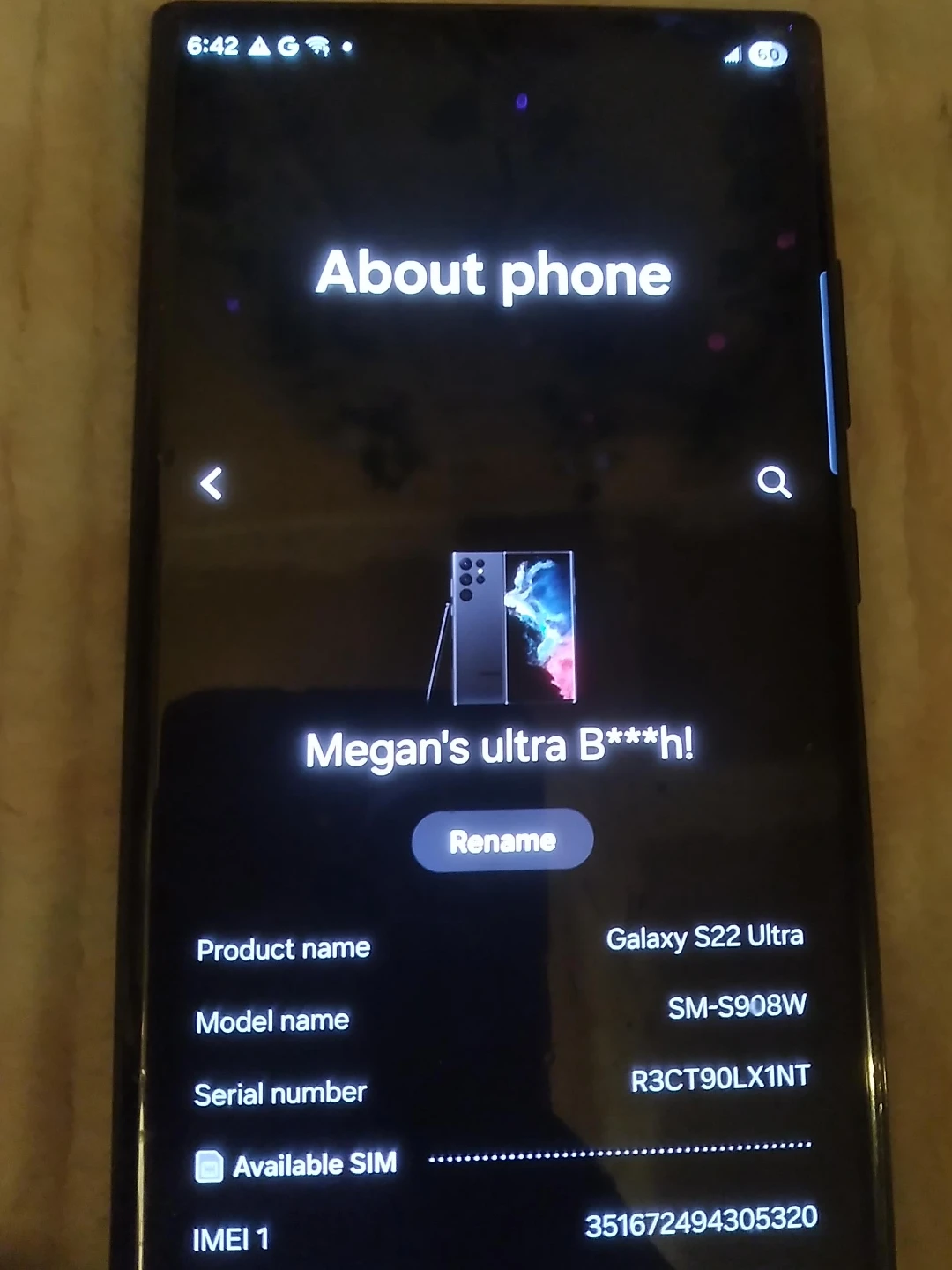 Samsung Galaxy S22 Ultra SM-S908W