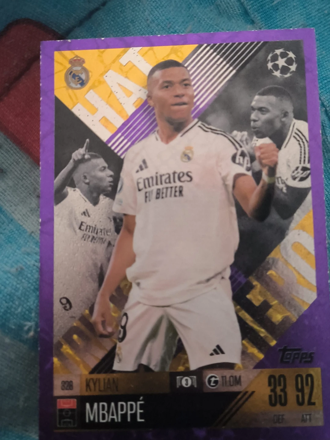 Topps Kylian Mbappé Football Card 328