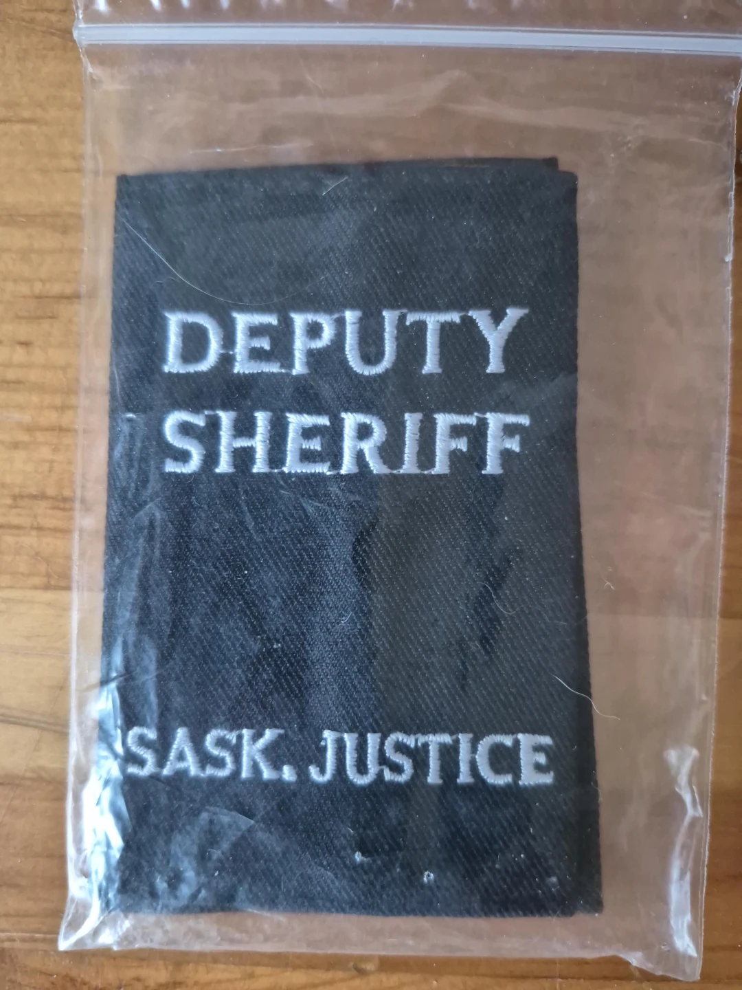 Deputy Sheriff Sask. Justice Embroidered Patch