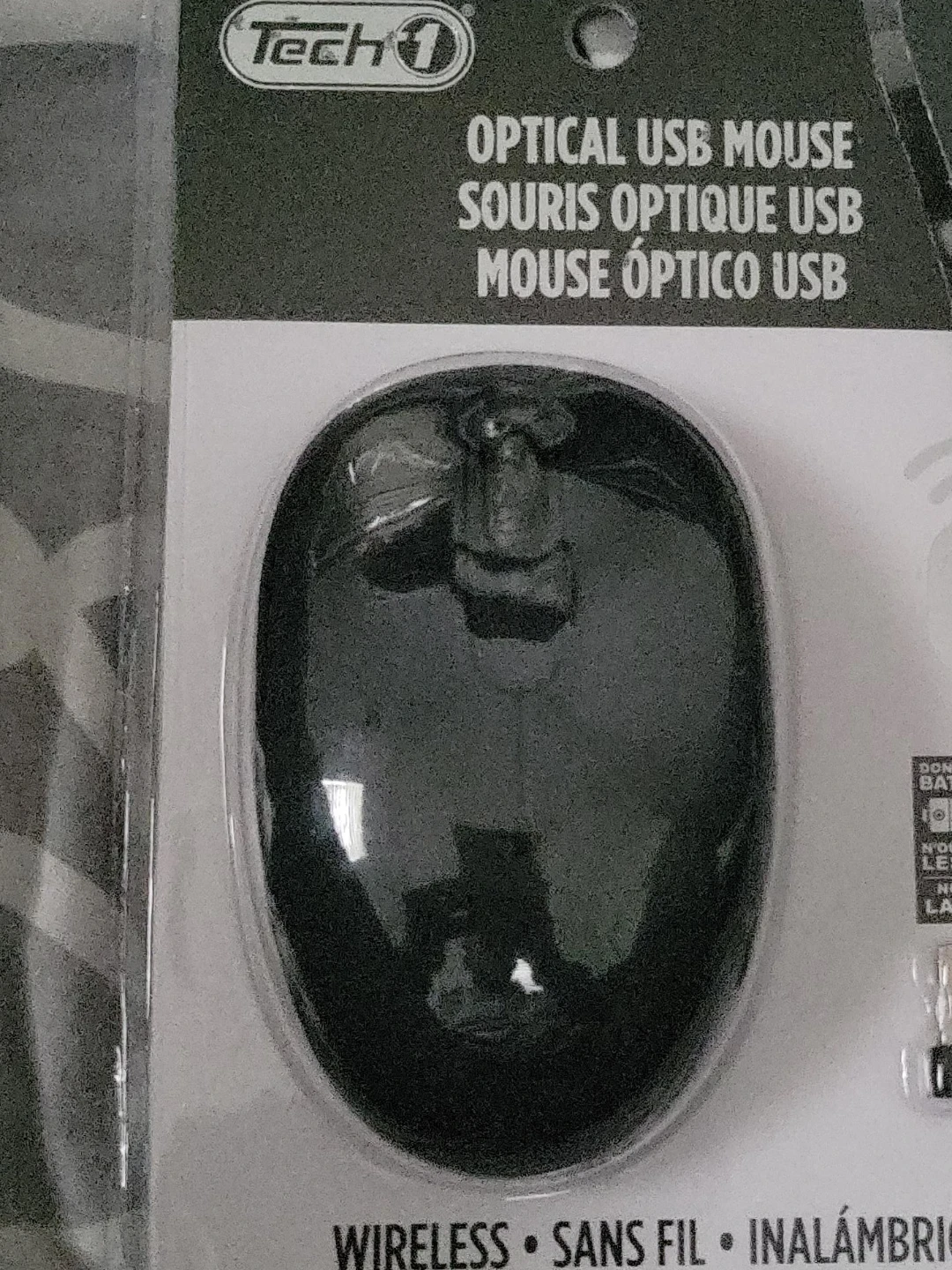 Tech 1 Wireless Optical USB Mouse