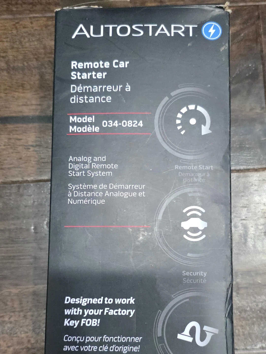 AUTOSTART DS3 Series Remote Car Starter 034-0824