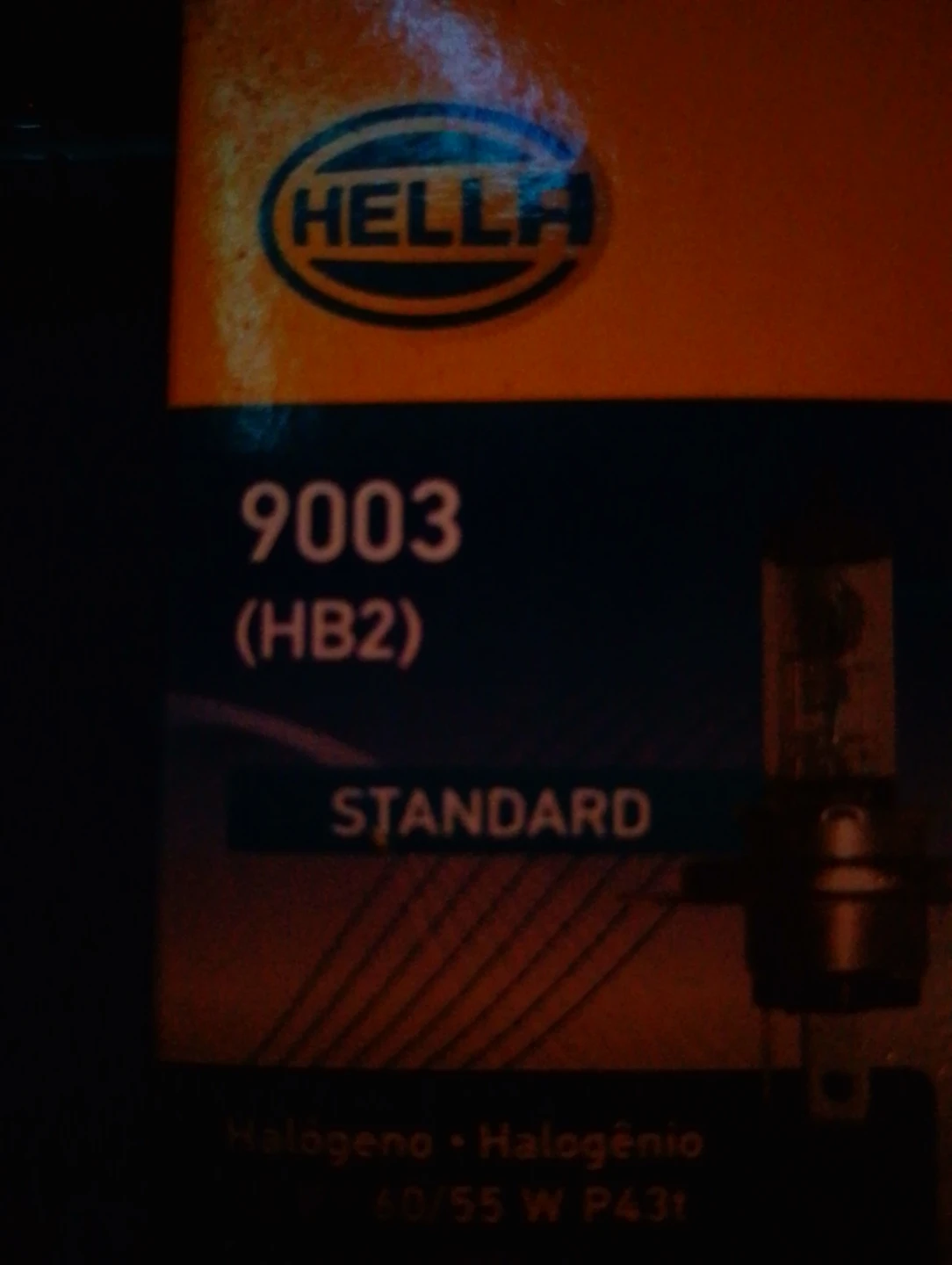 Hella 9003 (HB2) Standard Halogen Headlight Bulb