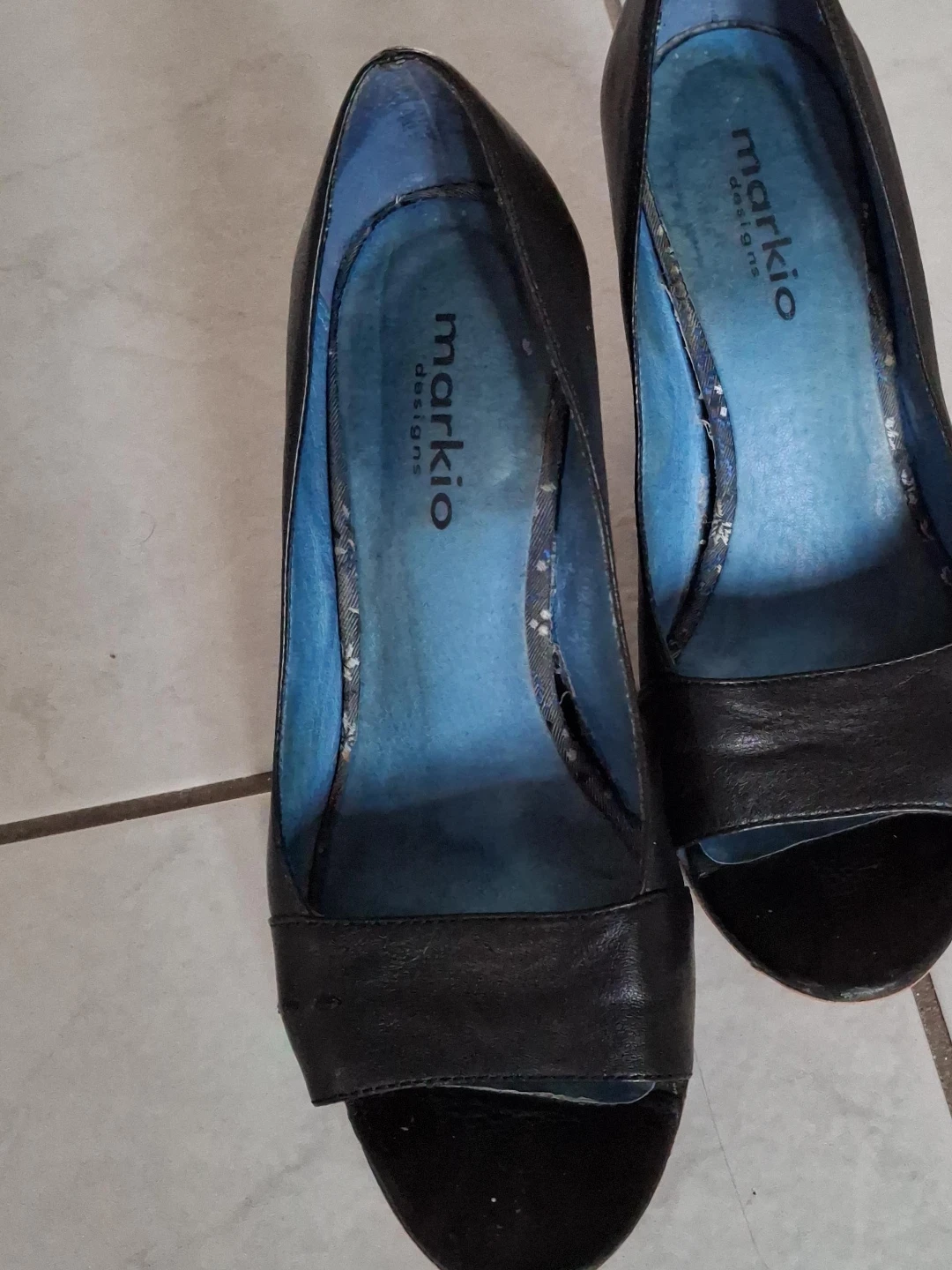 Markio Designs Black Wedge Heels