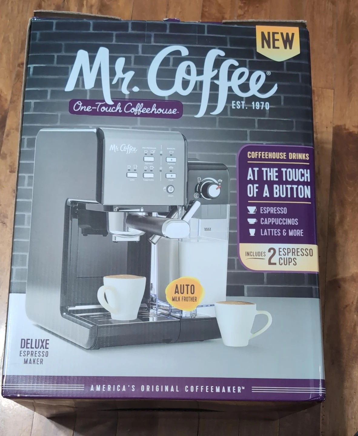 Mr. Coffee Deluxe Espresso Maker with Auto Milk Frother