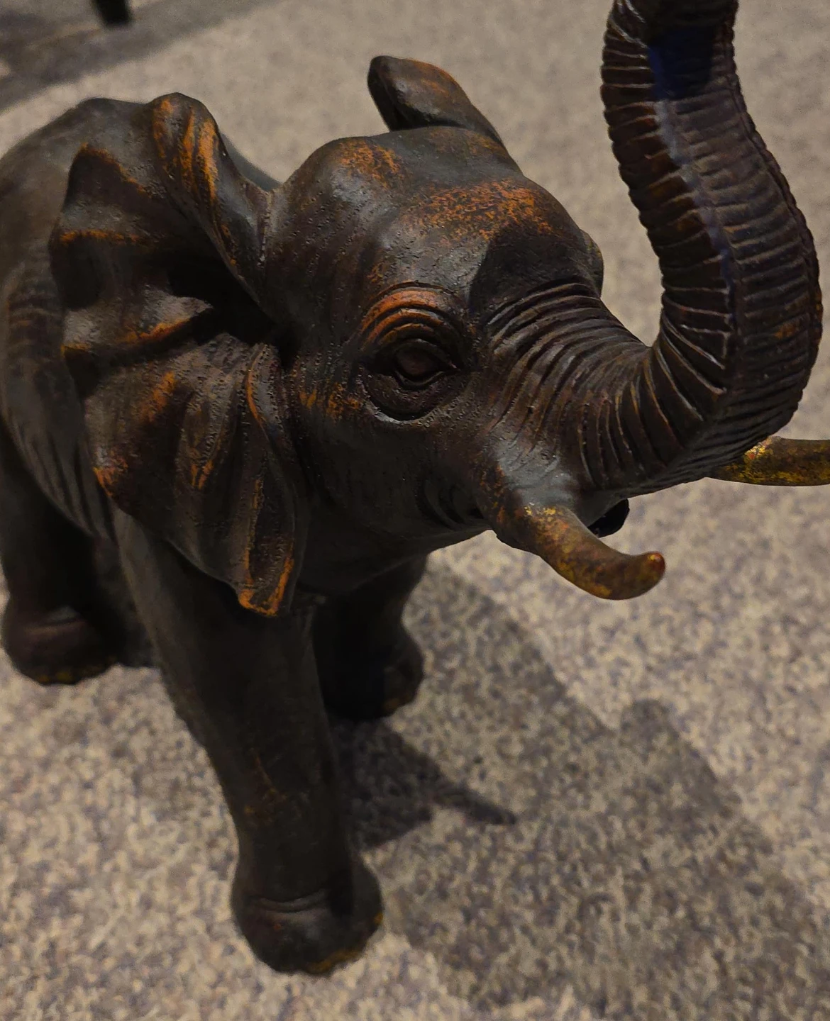 Elephant ceramic statue