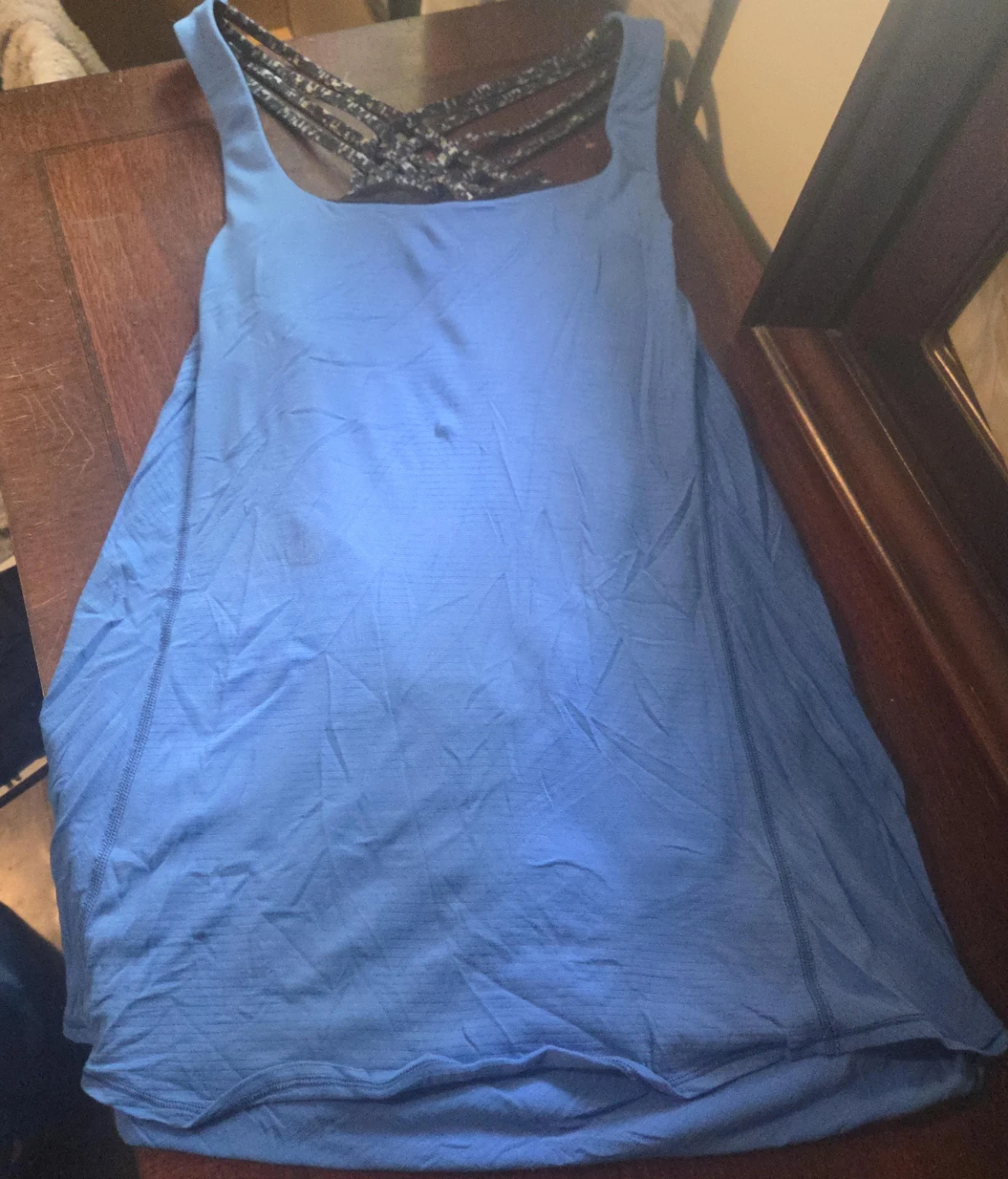Lululemon Blue Tank Top with Bra