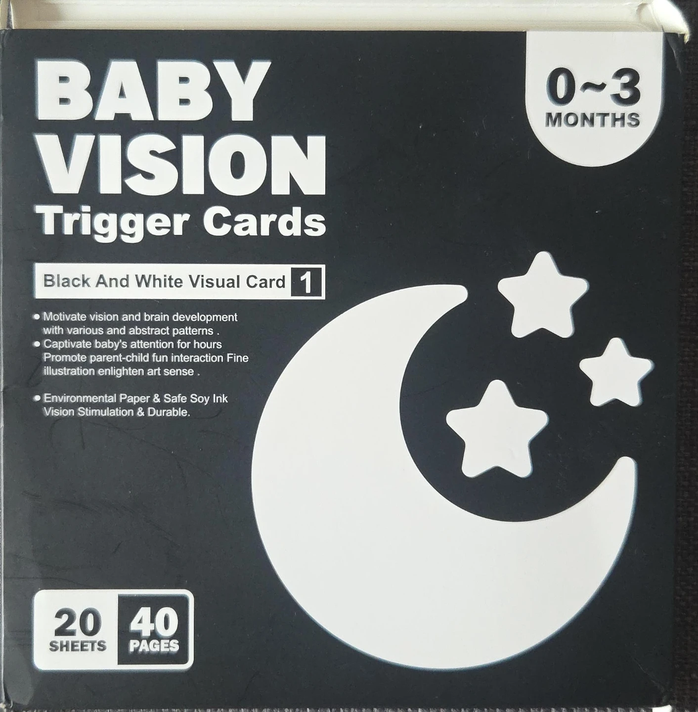 Baby Vision Black and White Visual Cards