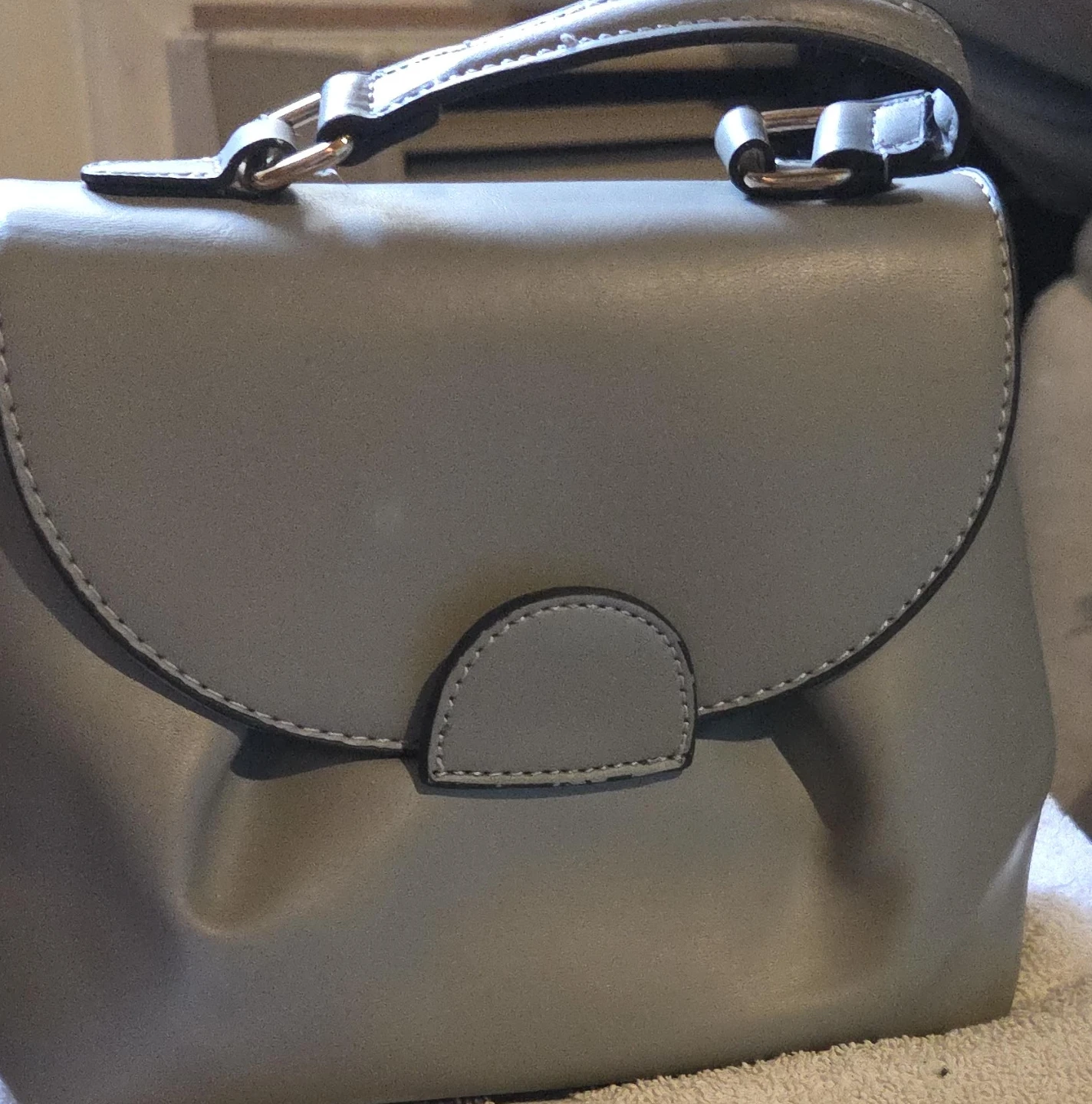 Gray Handbag