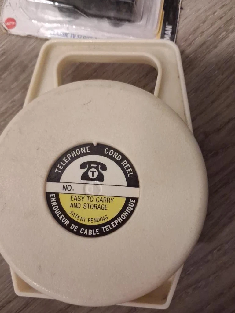 Vintage Telephone Cord Reel