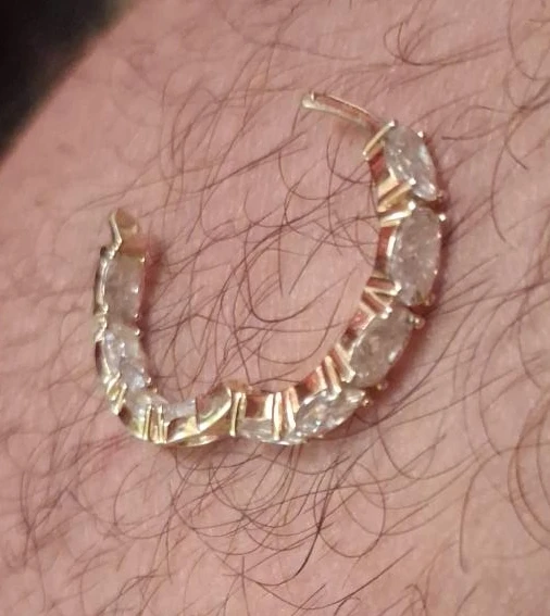 Marquise Cut Diamond Hoop Earrings