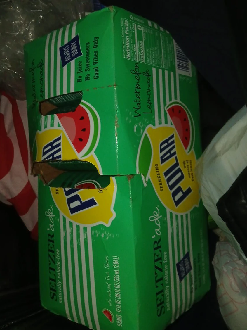 Polar Sparkling Seltzer Watermelon Lemonade 8 Cans