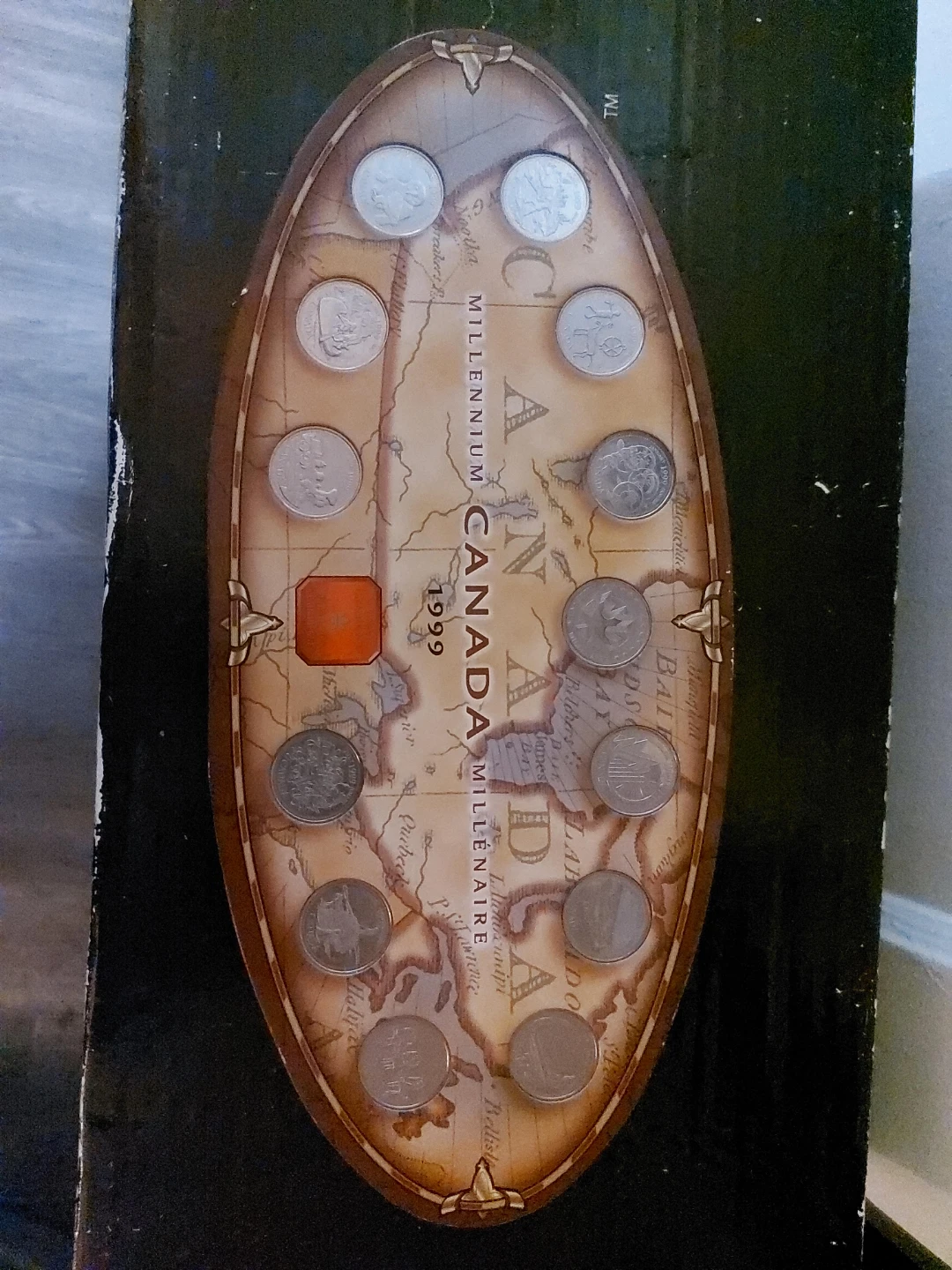 Canada Millennium Coin Collection Display 1999