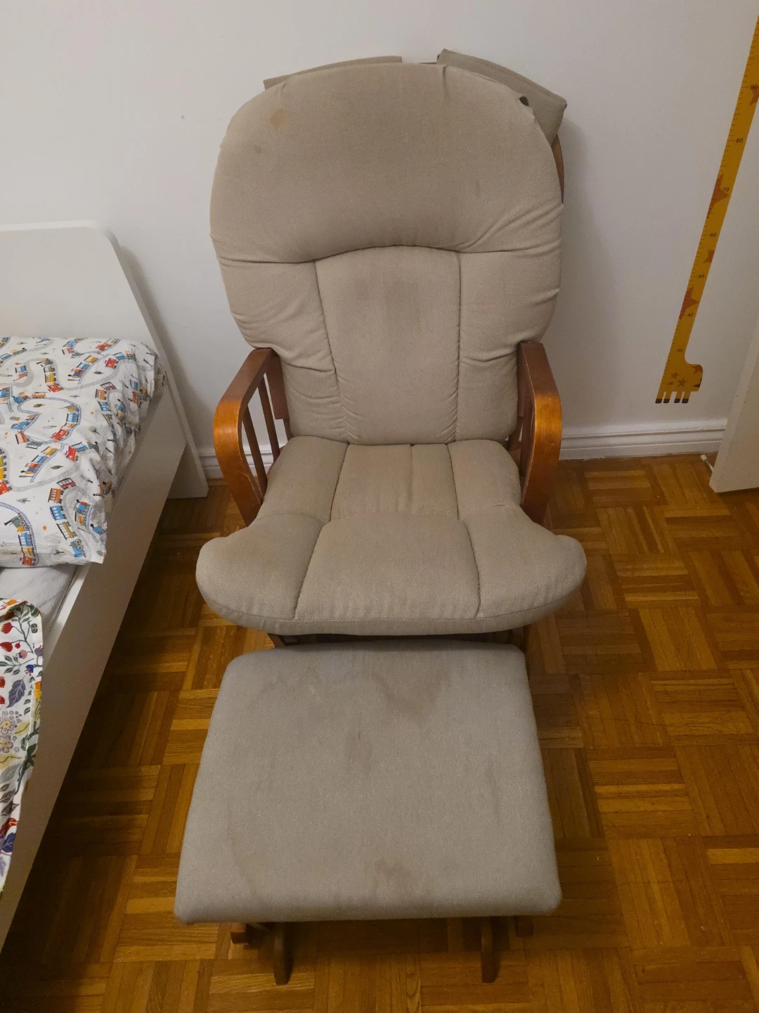 Glider Chair and Ottoman